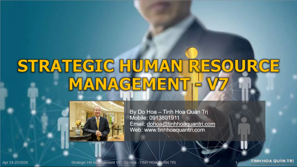 Strategic Human Resource Management
