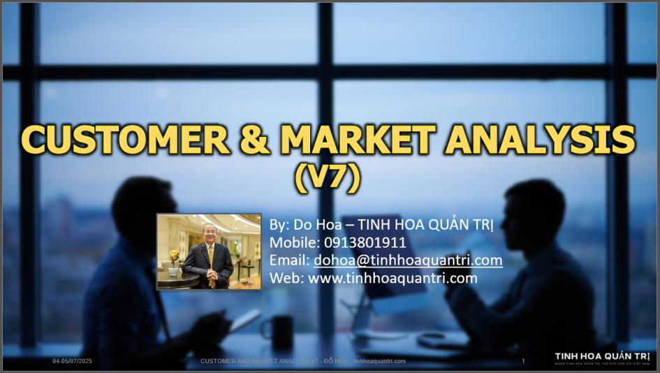 Phân tích khách hàng và thị trường